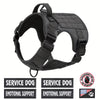American Local Tactical Pet Boobs Service Dog Harness Vest Adjustable Reflective Dog Harness Metal Buckle Hiking Training